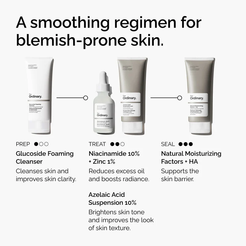 The Ordinary Azelaic Acid Suspension 10% – Brightening & Texture Refining Treatment (30ml)
