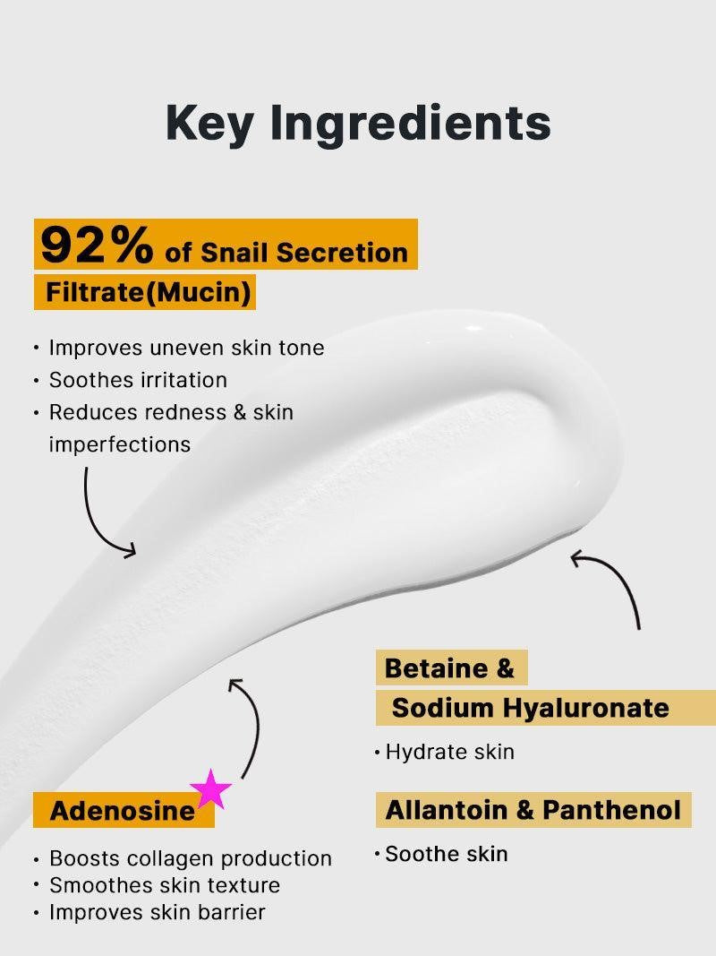 COSRX Advanced Snail 92 All In One Cream 100ml – Repair & Hydrating Moisturizer (Korea)