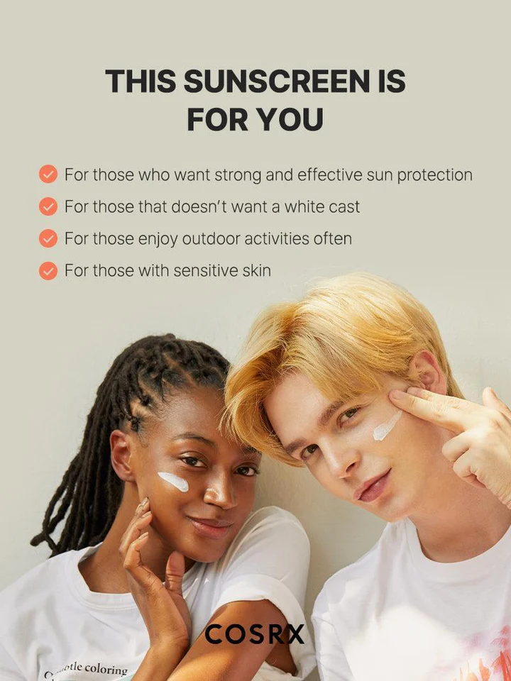 COSRX Vitamin E Vitalizing Sunscreen SPF50+ PA+++ – Broad Spectrum UV Protection (50ml)