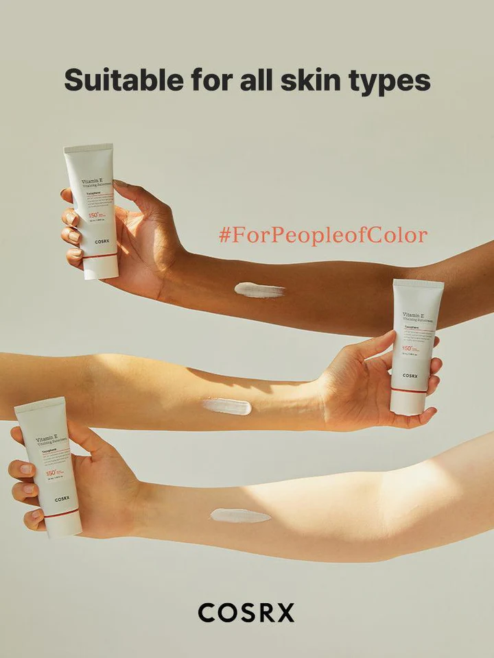 COSRX Vitamin E Vitalizing Sunscreen SPF50+ PA+++ – Broad Spectrum UV Protection (50ml)